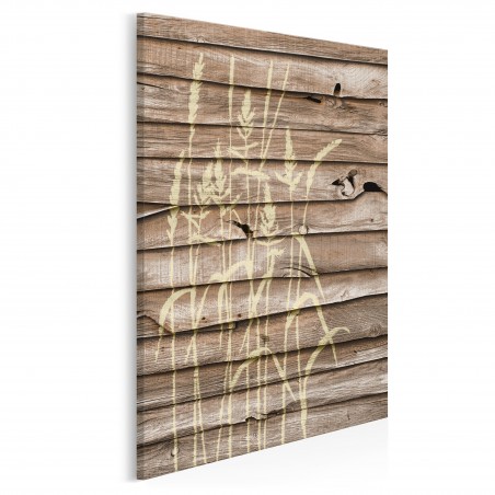 Łąka w stylu vintage - nowoczesny obraz na płótnie - 50x70 cm