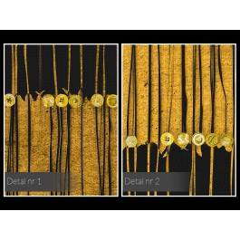 Złote runo - nowoczesny obraz do salonu- 120x80 cm