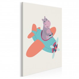 Awiator Filip - nowoczesny obraz na płótnie - 50x70 cm Awiator Filip - nowoczesny obraz na płótnie - 50x70 cm