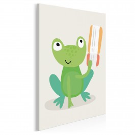 Podróżniczka Monika - nowoczesny obraz na płótnie - 50x70 cm