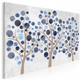 Oaza błękitu - nowoczesny obraz do salonu - 120x80 cm