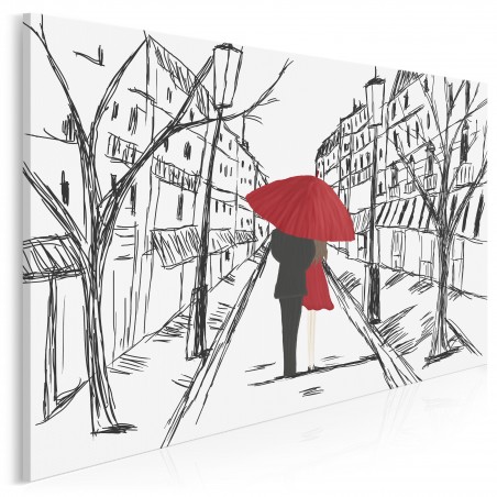 Happy end - nowoczesny obraz do sypialni - 120x80 cm