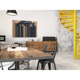 Kod życia - nowoczesny obraz na płótnie - 120x80 cm Kod życia - nowoczesny obraz na płótnie - 120x80 cm