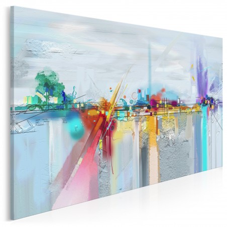 Hydrosfera - nowoczesny obraz do salonu - 120x80 cm