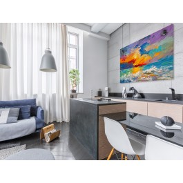 Dzienniki Magellana - nowoczesny obraz na płótnie - 120x80 cm