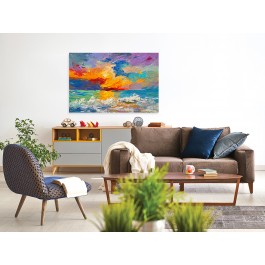 Dzienniki Magellana - nowoczesny obraz na płótnie - 120x80 cm