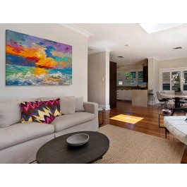 Dzienniki Magellana - nowoczesny obraz na płótnie - 120x80 cm