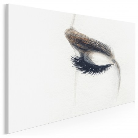 Hipnotyczny flirt - nowoczesny obraz na płótnie - 120x80 cm