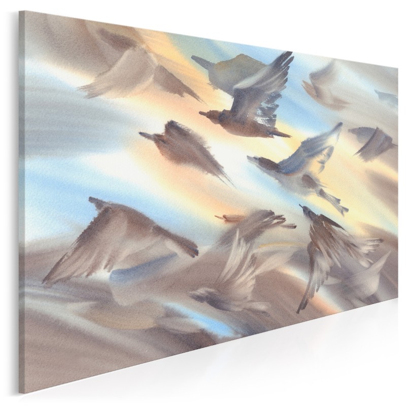 Sztuka latania - nowoczesny obraz do salonu - 120x80 cm