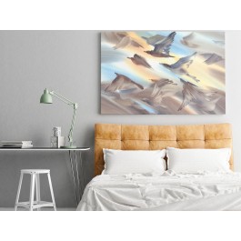 Sztuka latania - nowoczesny obraz do salonu - 120x80 cm Sztuka latania - nowoczesny obraz do salonu - 120x80 cm