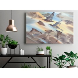 Sztuka latania - nowoczesny obraz do salonu - 120x80 cm