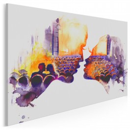 Casablanca - nowoczesny obraz na płótnie - 120x80 cm Casablanca - nowoczesny obraz na płótnie - 120x80 cm