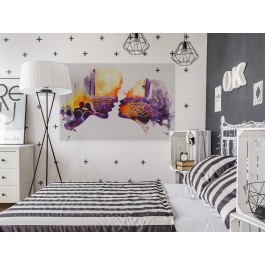 Casablanca - nowoczesny obraz na płótnie - 120x80 cm Casablanca - nowoczesny obraz na płótnie - 120x80 cm