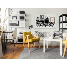 Banksy - Tłum - nowoczesny obraz na płótnie - 120x80 cm