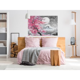 Święto Hanami - nowoczesny obraz na płótnie - 120x80 cm