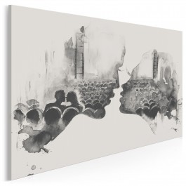 Love story - nowoczesny obraz na płótnie - 120x80 cm
