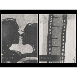 Love story - nowoczesny obraz na płótnie - 120x80 cm
