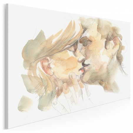 Przyjaźń czy kochanie? - nowoczesny obraz na płótnie - 120x80 cm