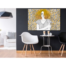 Marzycielka - nowoczesny obraz na płótnie