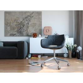 Surowe piękno - nowoczesny obraz na płótnie - 120x80 cm