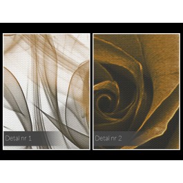 Róża wiatru - nowoczesny obraz do sypialni - 120x80 cm