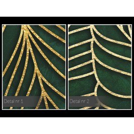 Szmaragdowy kobierzec - nowoczesny obraz do sypialni