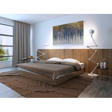 Bajońska fortuna - nowoczesny obraz do sypialni - 120x80 cm