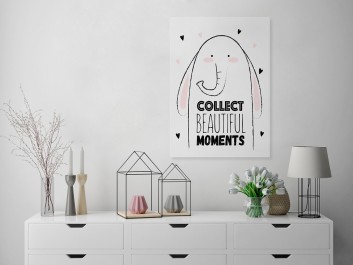 Collect beautiful moments - nowoczesny obraz na płótnie - 50x70 cm Collect beautiful moments - nowoczesny obraz na płótnie - 50x70 cm