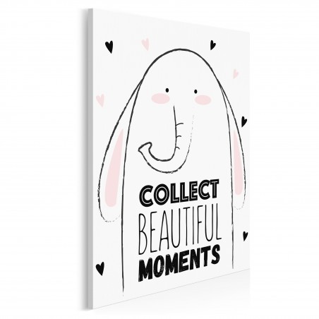 Collect beautiful moments - nowoczesny obraz na płótnie - 50x70 cm