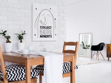 Collect beautiful moments - nowoczesny obraz na płótnie - 50x70 cm Collect beautiful moments - nowoczesny obraz na płótnie - 50x70 cm