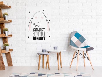 Collect beautiful moments - nowoczesny obraz na płótnie - 50x70 cm Collect beautiful moments - nowoczesny obraz na płótnie - 50x70 cm