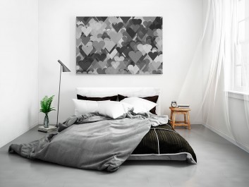 Historia Gerdy i Kaja - nowoczesny obraz do sypialni - 120x80 cm Historia Gerdy i Kaja - nowoczesny obraz do sypialni - 120x80 cm