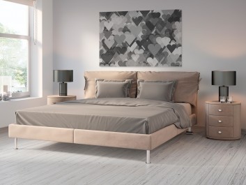 Historia Gerdy i Kaja - nowoczesny obraz do sypialni - 120x80 cm Historia Gerdy i Kaja - nowoczesny obraz do sypialni - 120x80 cm