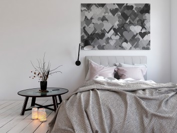 Historia Gerdy i Kaja - nowoczesny obraz do sypialni - 120x80 cm Historia Gerdy i Kaja - nowoczesny obraz do sypialni - 120x80 cm