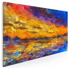 Przypływ o brzasku - nowoczesny obraz na płótnie - 120x80 cm
