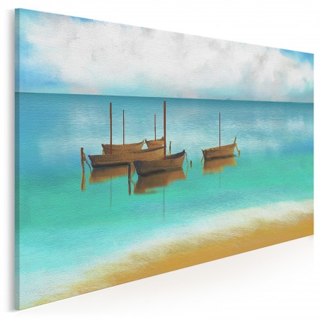 Za horyzont - nowoczesny obraz do salonu - 120x80 cm