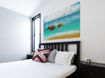 Za horyzont - nowoczesny obraz do salonu - 120x80 cm