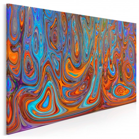 Wymiary czasu - nowoczesny obraz na płótnie - 120x80 cm