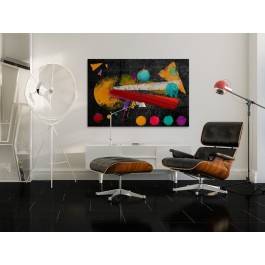 Platforma wspomnień - nowoczesny obraz na płótnie - 120x80 cm Platforma wspomnień - nowoczesny obraz na płótnie - 120x80 cm
