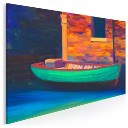 Port sentymentów - nowoczesny obraz na płótnie - 120x80 cm