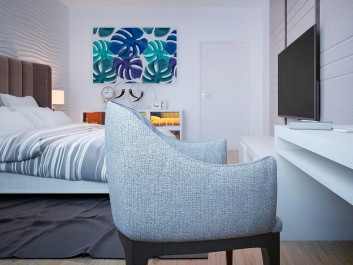 Arboretum - nowoczesny obraz na płótnie