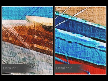 Samotna wyspa - nowoczesny obraz na płótnie - 120x80 cm