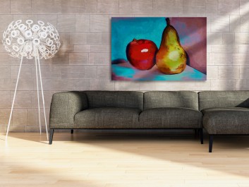 Martwa natura - nowoczesny obraz do kuchni - 120x80 cm Martwa natura - nowoczesny obraz do kuchni - 120x80 cm