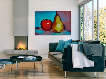 Martwa natura - nowoczesny obraz do kuchni - 120x80 cm Martwa natura - nowoczesny obraz do kuchni - 120x80 cm