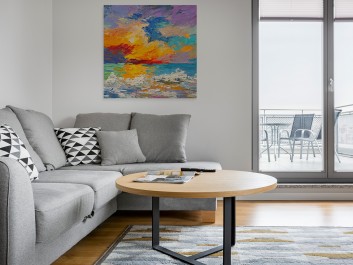 Dzienniki Magellana - nowoczesny obraz na płótnie - 80x80 cm