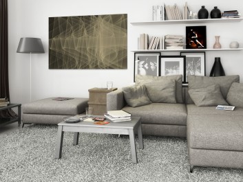 Odrealnienie - nowoczesny obraz na płótnie - 120x80 cm