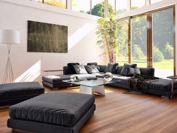 Odrealnienie - nowoczesny obraz na płótnie - 120x80 cm