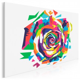 Róża małego księcia - nowoczesny obraz na płótnie - 120x80 cm