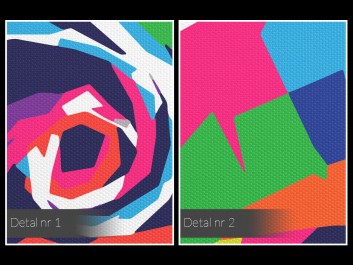 Róża małego księcia - nowoczesny obraz na płótnie - 120x80 cm