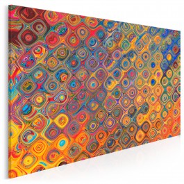 Pomieszanie z poplątaniem - nowoczesny obraz na płótnie - 120x80 cm